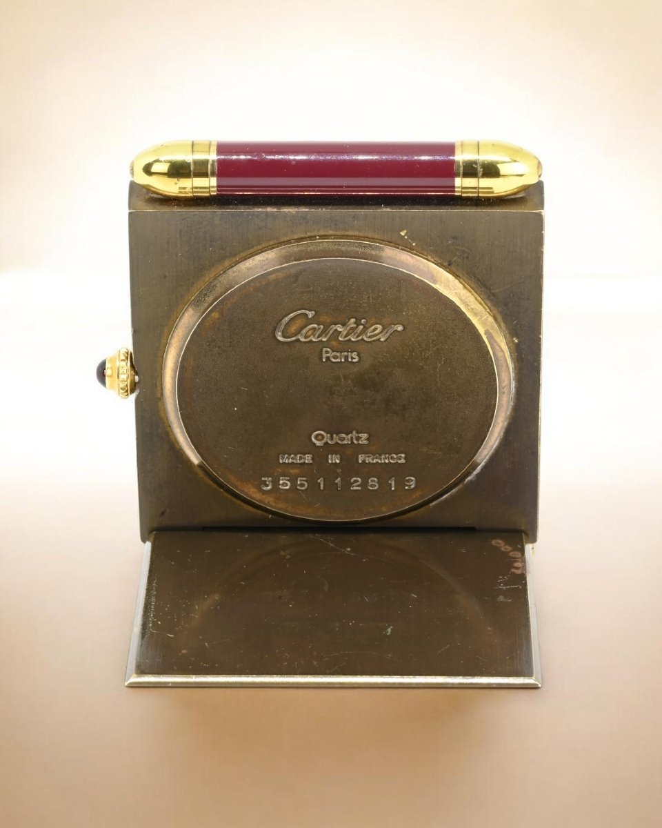 Cartier - Table Clock - France, 1970s-photo-3